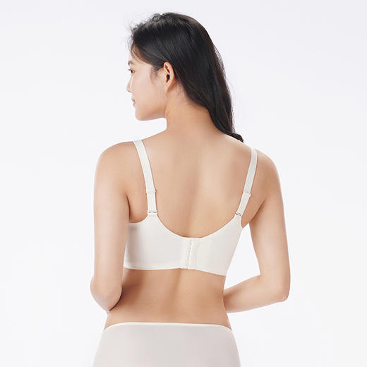 都市丽人调整型内衣舒软挺塑塑身文胸蕾丝中厚塑身内衣3/4杯四排扣LJT4K6 商品图3