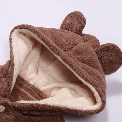 都市丽人都市锋尚睡衣亲情蜜语长袖长毛绒夹棉加厚男士加夹棉套装FHT9A8 商品图5