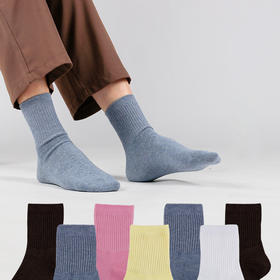 【39.9元10双】舒跑男女中筒袜 | 吸湿透气 高弹耐穿 柔软亲肤 男女款