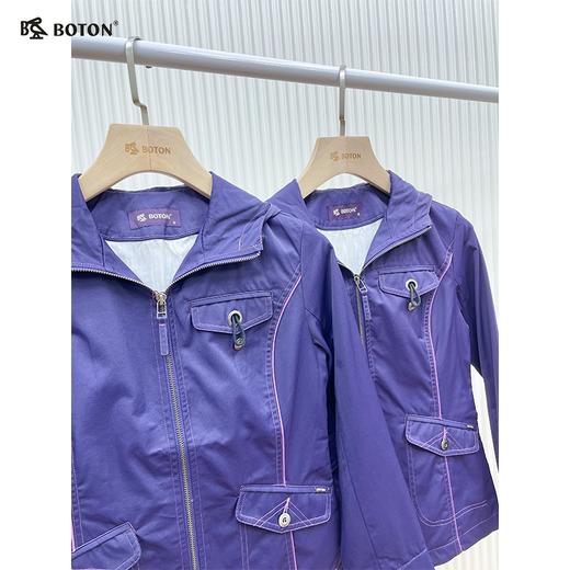 【第2件半价！尾货清仓不退换】波顿女士连帽风衣LJ322 商品图4