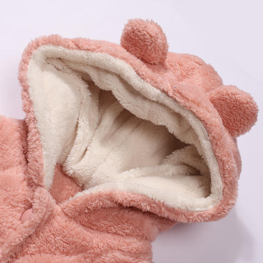 都市丽人眯雅佳睡衣亲情蜜语长袖长毛绒夹棉加厚童装中夹棉套装JHT9A8 商品图8