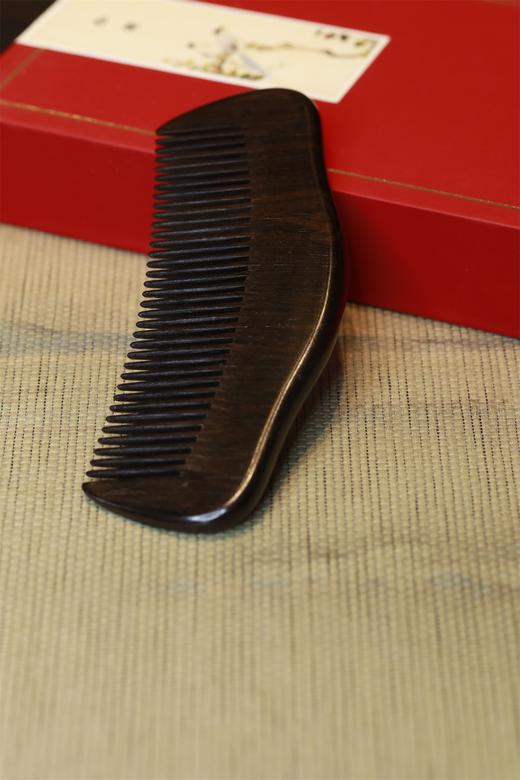 莲花°镶嵌木梳 商品图3