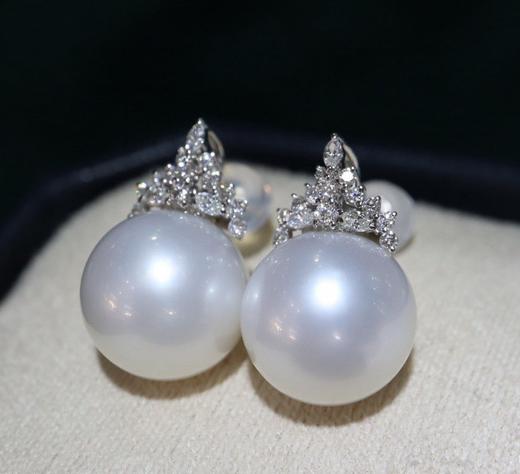 12.2mm澳白耳钉 商品图0