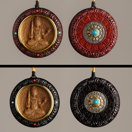 十二生肖本命佛圆牌吊坠 商品图2