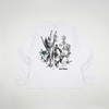 WILD THINGS x NOWARTT Snow Leopard Graphic 印花圆领长袖TEE 商品缩略图1