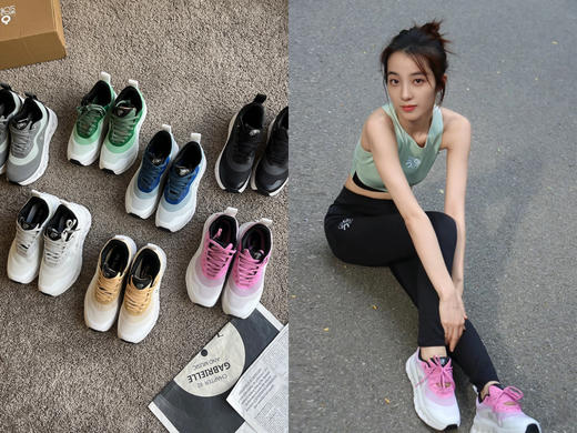 现货 THS 9.15-无 loe x clou 情侣款 合作系列 2.0运动跑鞋 7色 QZ094 商品图0