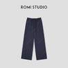 ROMI STUDIO“云感至上”100棉重酵洗磨毛松紧腰直筒休闲裤431K5053 商品缩略图0