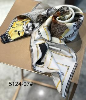 优品堂【清秀高雅2】90*90桑蚕丝斜纹绸方巾