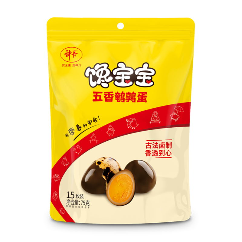 [神丹] 馋宝宝系列 五香鹌鹑蛋 75g/袋