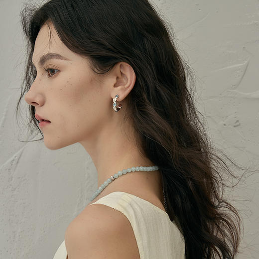 ARSIS｜曦海系列 波光月影耳钉 商品图4