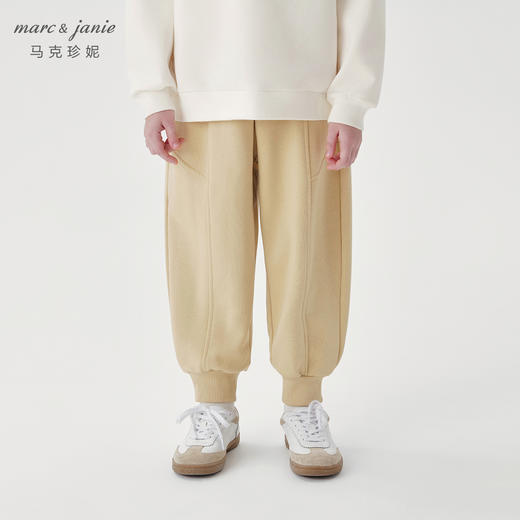 马克珍妮秋装新款 男童超舒棉户外风抽绳束脚运动裤231668 商品图1