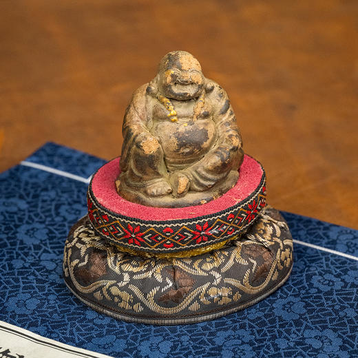 清 合香漆金弥勒佛摆件 商品图1