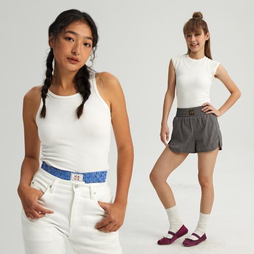 oneup罗纹弹力背心 商品图3