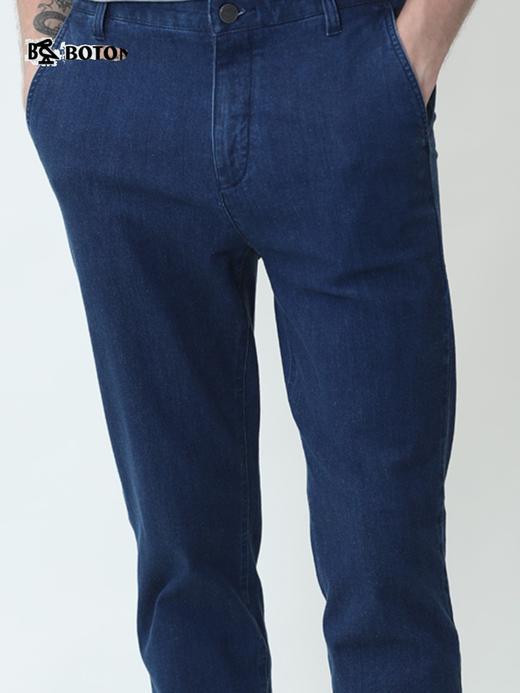 波顿春秋季薄款冰爽牛仔裤直筒裤子男士休闲高端弹力长裤子ME686120 商品图3