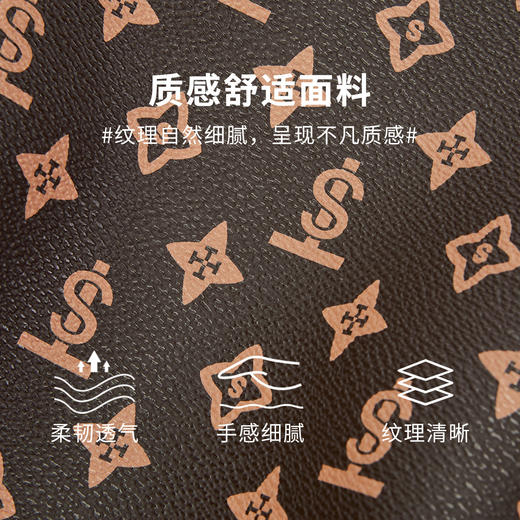 星期六复古时尚经典老花腋下单肩包SSC521A05D 商品图1