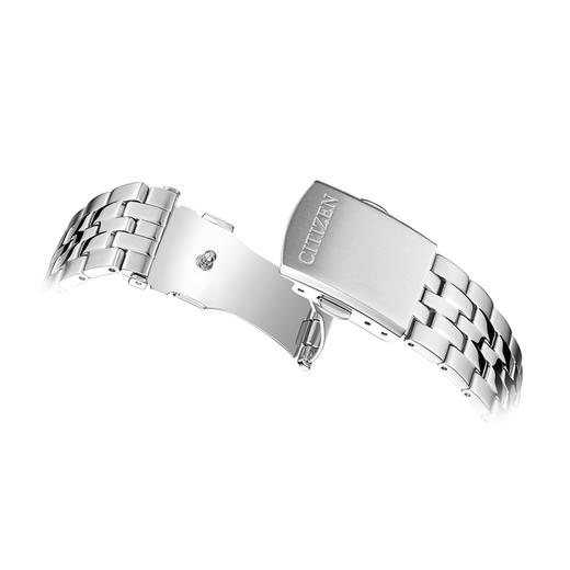 西铁城/CITIZEN光动能正品钢带商务经典三眼计时男表AT2570-56L 商品图7