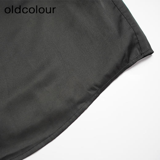 oldcolour黑色时尚通勤百搭OL职场长袖衬衫女O43013301 商品图3