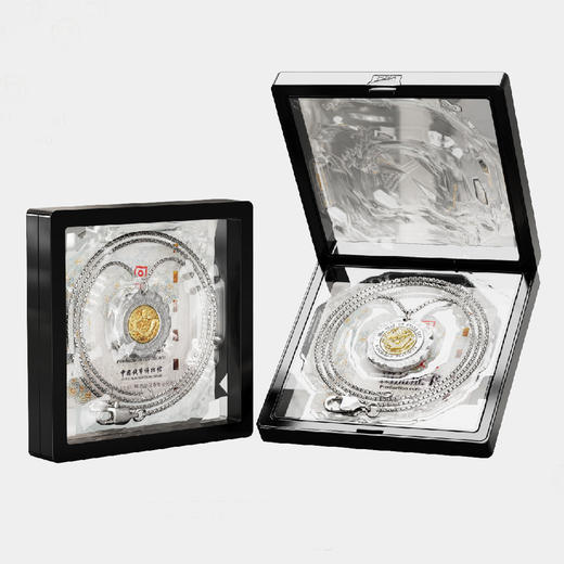 龙行天下文化项链  中国钱币博物馆文创 钛钢项链 商品图10