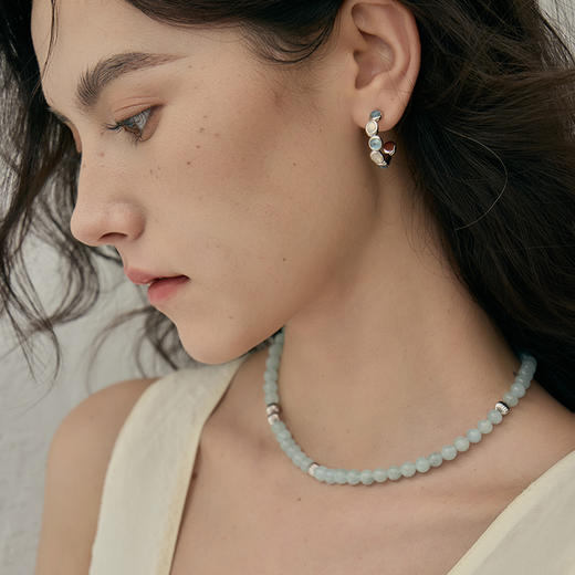 ARSIS｜曦海系列 波光月影耳钉 商品图1