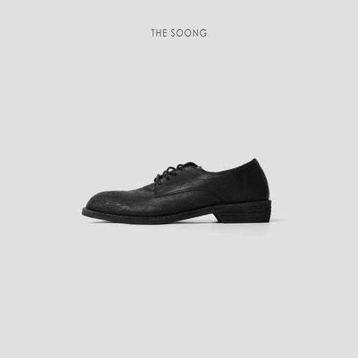 THESOONG"英伦假日"羊皮手工喷浆做旧柔软舒适真皮大底单鞋HWXZ4907 商品图0
