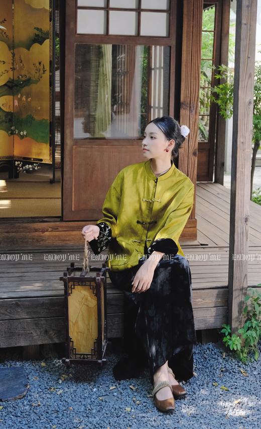 【门店同款】ENJOY秋季云敛-漠上飞花花影琉璃半裙 159410618 商品图3