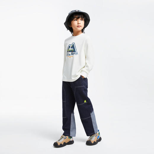 男童趣味印花打底衫圆领长袖安奈儿童装实体店同款AB431563 商品图3