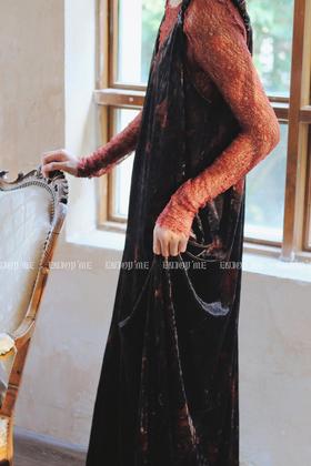 【门店同款】ENJOY秋季云敛-漠上飞花透视网纱上衣 159045163