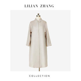 E—定制—“Vintage Fashion”—佳人挚爱—中古A摆浅驼色大衣 2406007