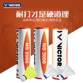 胜利威克多 羽毛球 尼龙球 NS2000 6只装