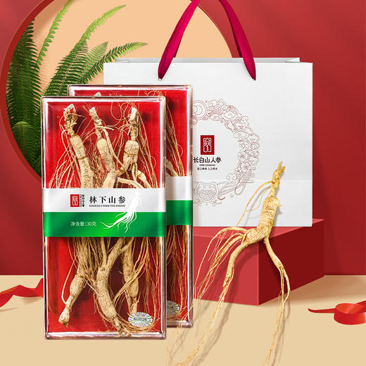 热销J【林下参亚克力装】长白山人参林下山参带林下参深山密林生长 商品图5
