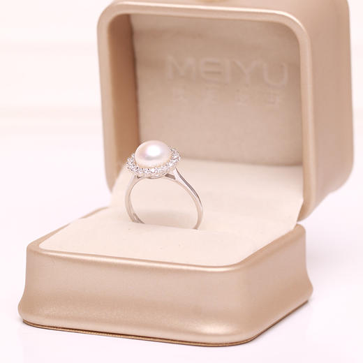 美裕 淡水珍珠戒指8-9mm 108505W 商品图5