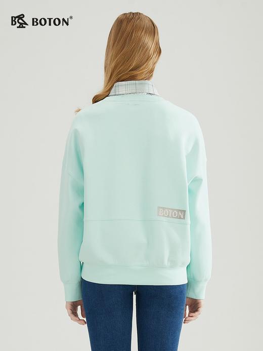 波顿春秋女高端宽松圆领卫衣户外运动休闲落肩款LT292123 商品图2