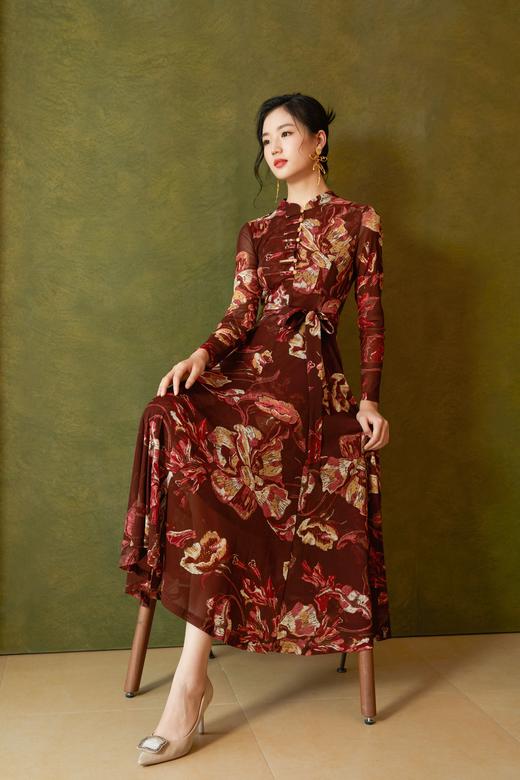 朱樱色连衣裙HJ3S62 商品图3