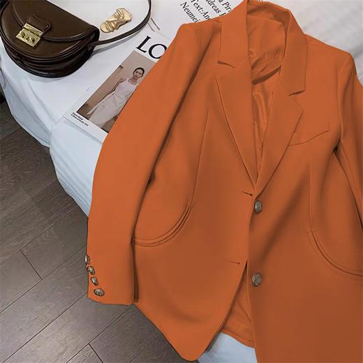 秋季新款【小西装外套女】洋气时尚中长款 小个子韩版百搭西服女 商品图10