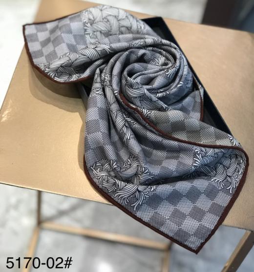 优品堂【奢迷】70*70真丝羊毛方巾 商品图1