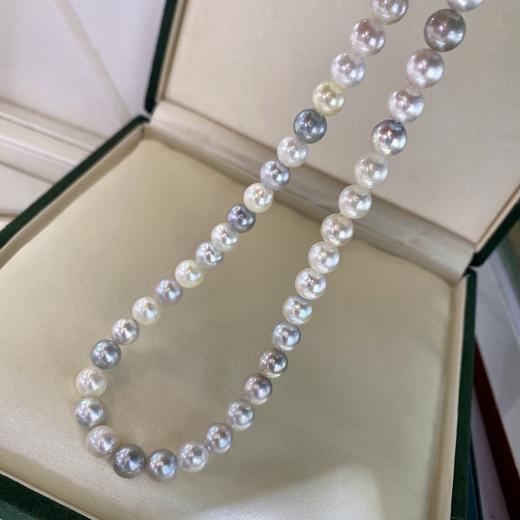 7-9mm akoya糖果混彩项链 商品图3