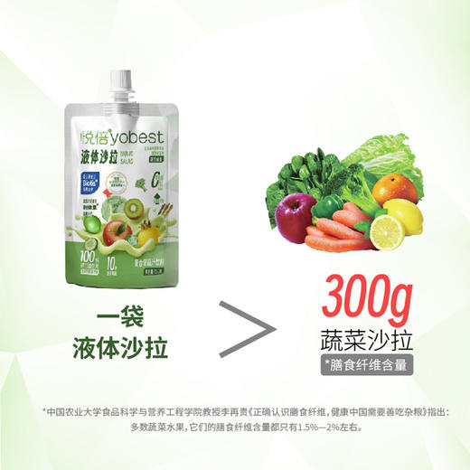 顺丰发货 悦倍液体沙拉冷链款150g/袋 猕猴桃味 成都711门店同款 商品图4