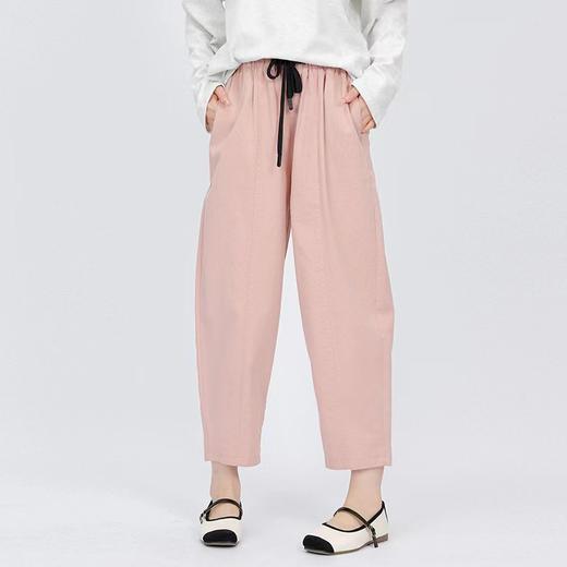 【HF】无忧购韩版通勤休闲百搭基本款梭织布制裤M85-5602（截单后7天发货)25年清仓捡漏 商品图1