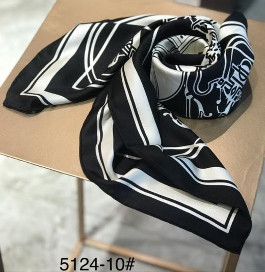 优品堂【清秀高雅2】90*90桑蚕丝斜纹绸方巾 商品图11