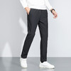半身缘男裤 秋季松紧腰弹力免烫宽松直筒商务休闲裤339 商品缩略图0