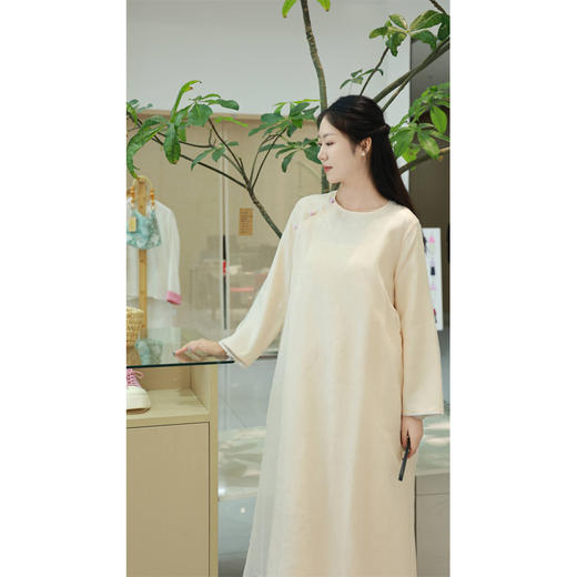 【抖音专属】圆领连衣裙（2470751-弗肯红） 商品图0