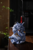 雪茄麒麟香炉-景德蓝【描金版高18 宽13】 商品缩略图2