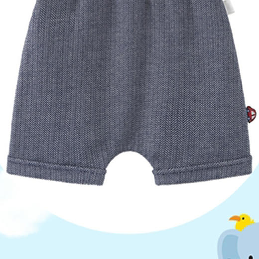丽婴房-童衣类（夏）E1短裤\裤裙深蓝\藏青 商品图1