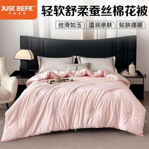 【品牌直发】加倍生活  全新升级全棉蚕丝被 杭州丝棉被冬被 商品图0