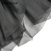 oldcolour黑色网纱气质时尚蓬蓬中长款半身裙女O23063372 商品缩略图4