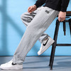 拓路者春秋款运动休闲裤男纯棉直筒长裤垂感男生裤子宽松纯色简约中青年 商品缩略图1