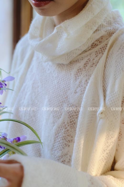 【门店同款】ENJOY秋季云敛-漠上飞花松鹤提花无袖针织 159045462 商品图3