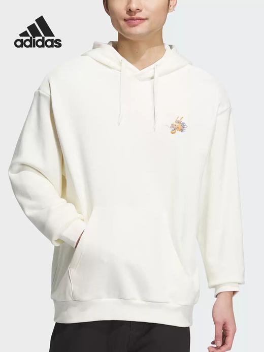 5折【自营】adidas/阿迪达斯  新款男士针织连帽休闲运动卫衣 JE6115 商品图1