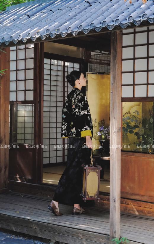 【门店同款】ENJOY秋季云敛-漠上飞花花影琉璃半裙 159410618 商品图5