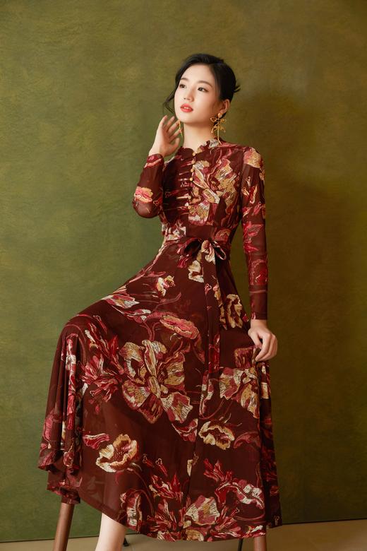 朱樱色连衣裙HJ3S62 商品图8